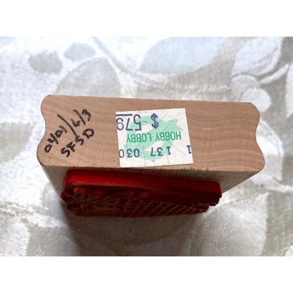 Rubber Stampede Floral Beehive A2139E Rubber Stamp Wood Mounted Bees Flowers - Picture 7 of 7